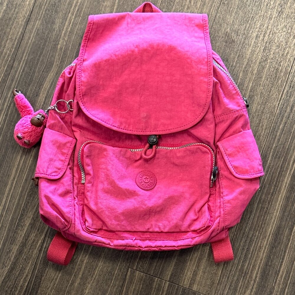 Kipling Fuschia Backpak Kids